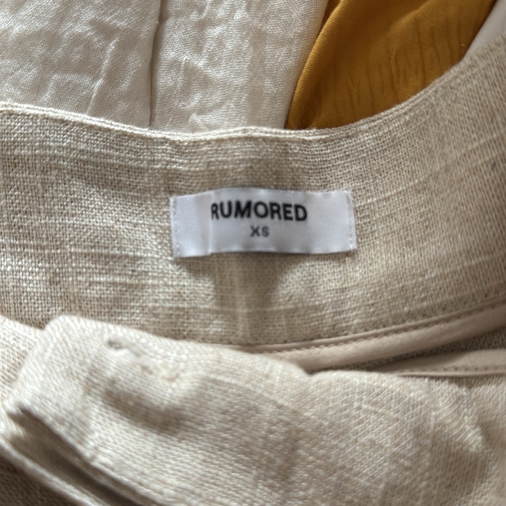 ROMORED LINEN TROUSER PANTS - Picture 3 of 4